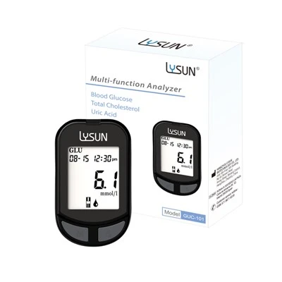 Lysun 3 i 1 blodsocker, urinsyra, totalt kolesterol 3 i 1 meter GUC-101